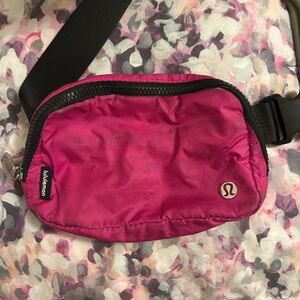 lululemon athletica Pink Crossbody Belt Bag
